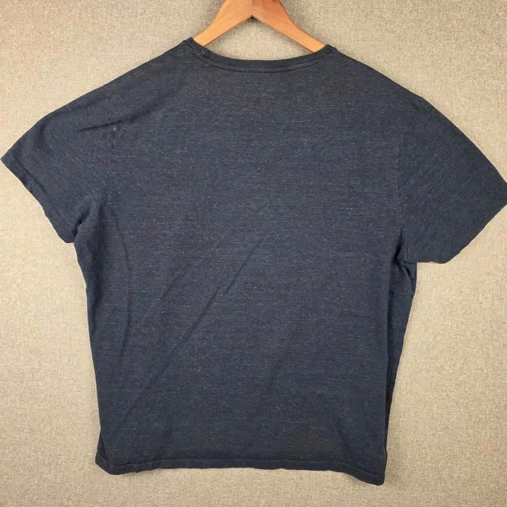 Polo Ralph Lauren Mens XL Navy Heather Crewneck T-Shirt Pony Logo Short Sleeve